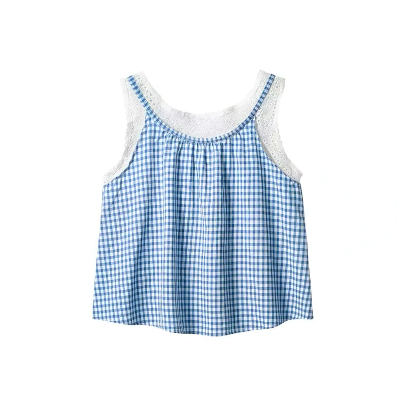 KYKW Tank Tops Women's Blue-1