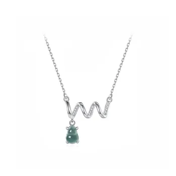 CGC Ice Glutinous Jadeite Necklaces Women's