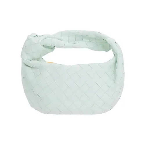 Bottega Veneta JODIE Lambskin Handbag Mini Women's Light Green