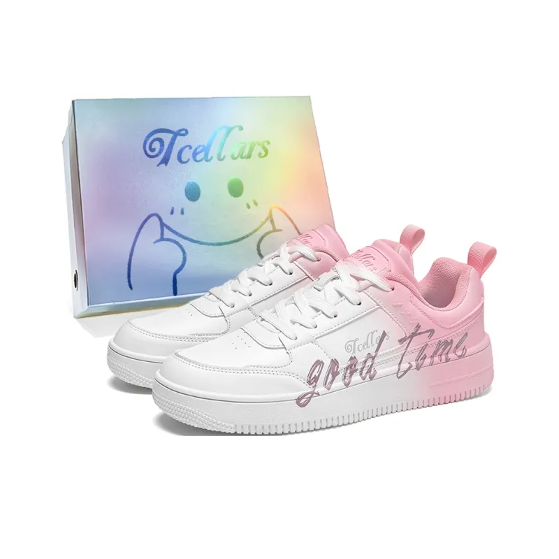TCELLARS Skateboard Shoes Unisex Low Top White-42