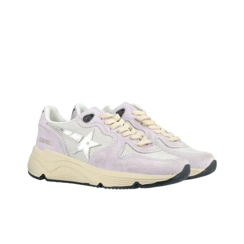 Golden Goose Running Sole Low Top Casual Shoes Women's Light Purple-1