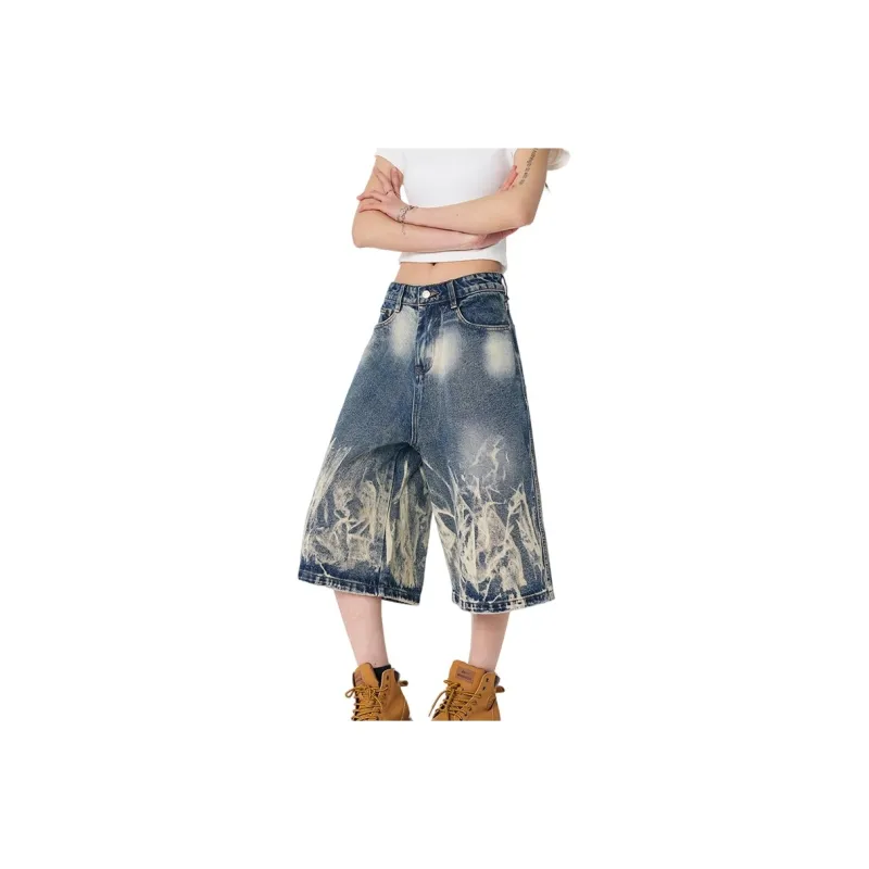 Weles Denim Shorts Unisex Blue-0