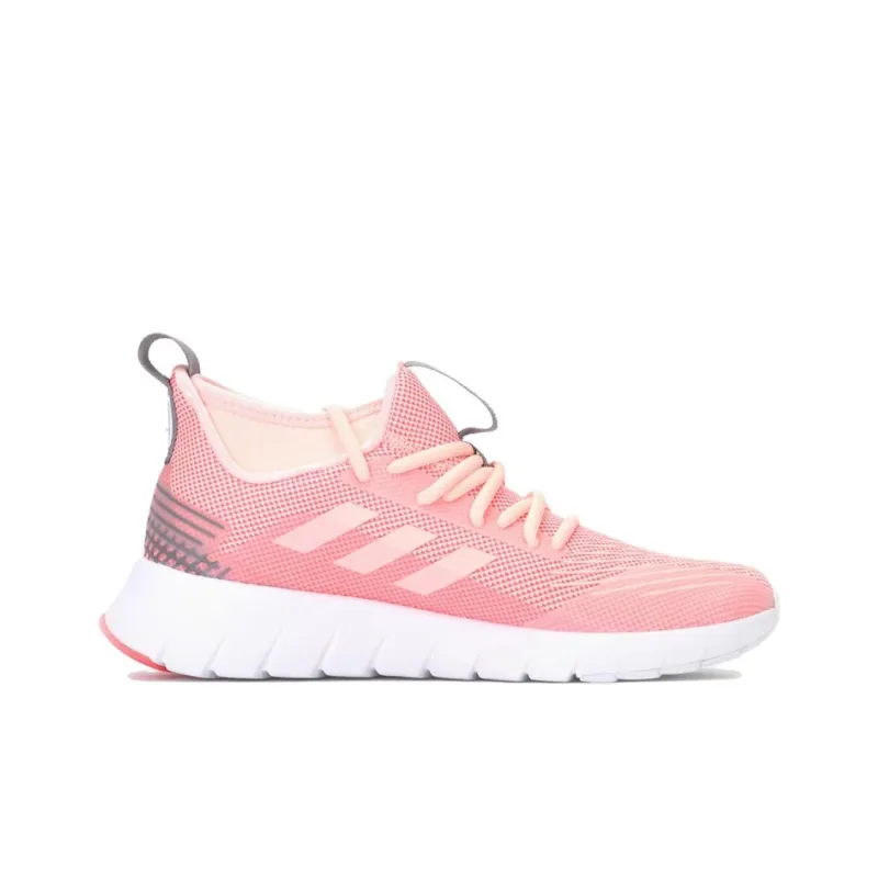 Adidas Asweego Anti Slip Wear Resistant Mid Top Running Shoes Women's Pink-1