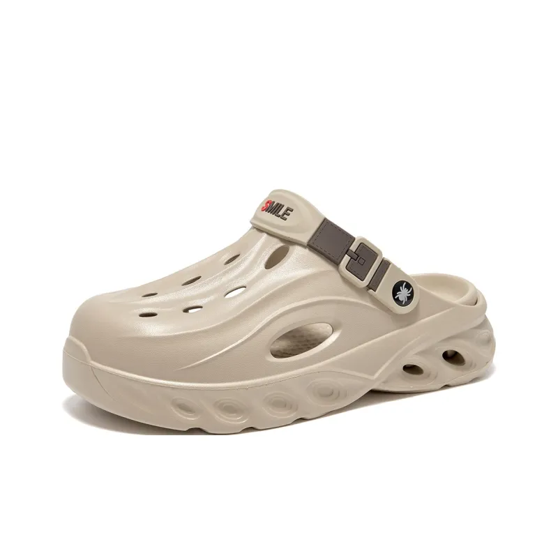 Spider King Clogs Men's Apricot-1