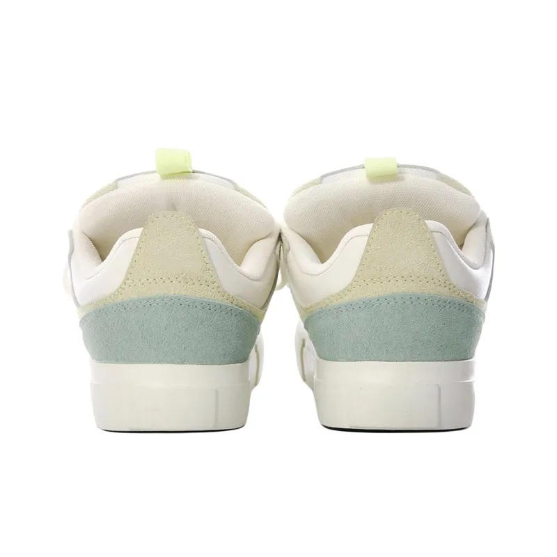 The New Age Family Low Top Skateboard Shoes Women's Yellow Cream-3