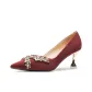 Burgundy[Heel Height 6.5cm]