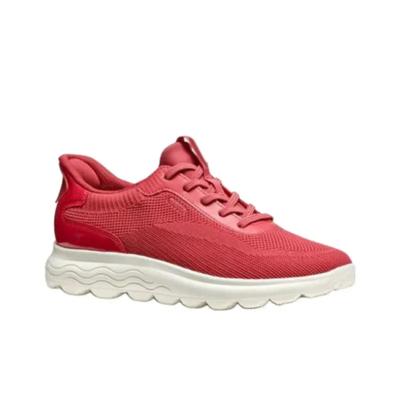 GEOX Spherica PLUS Low Top Casual Shoes Women's Red-1