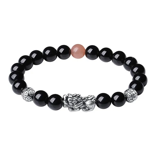 ALI THE FOX Obsidian Jade Bracelets Unisex-2