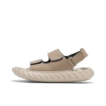 Shiozawa Beach Sandals Men Black Beige