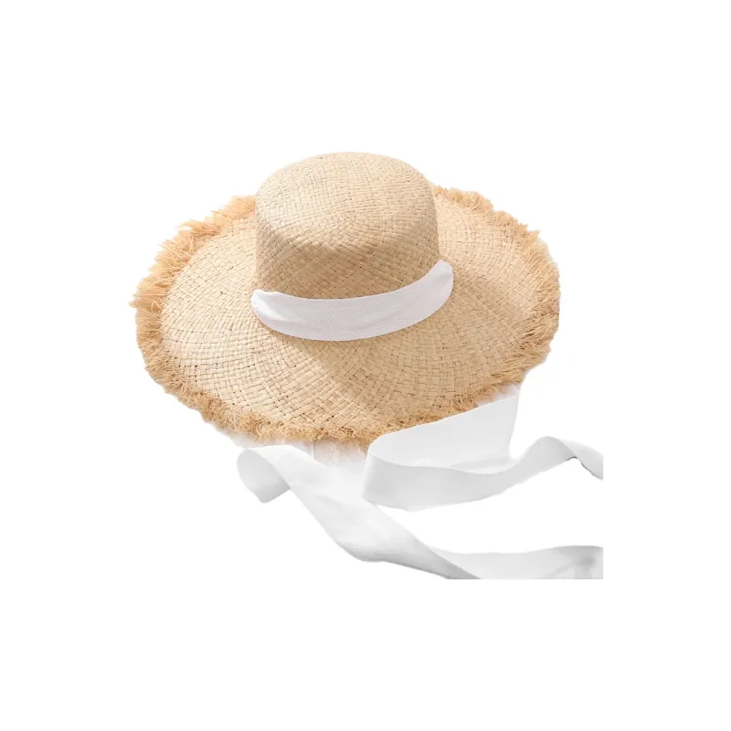 BOOLFEN Raffia Bucket Hats Women's-0