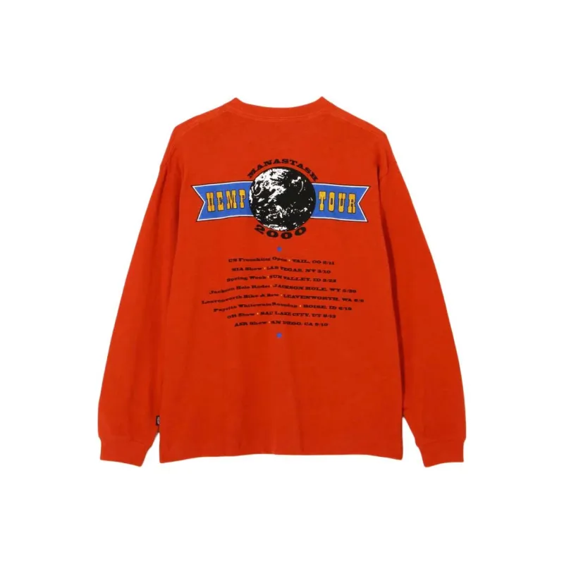 Manastash T Shirts Unisex Orange-1