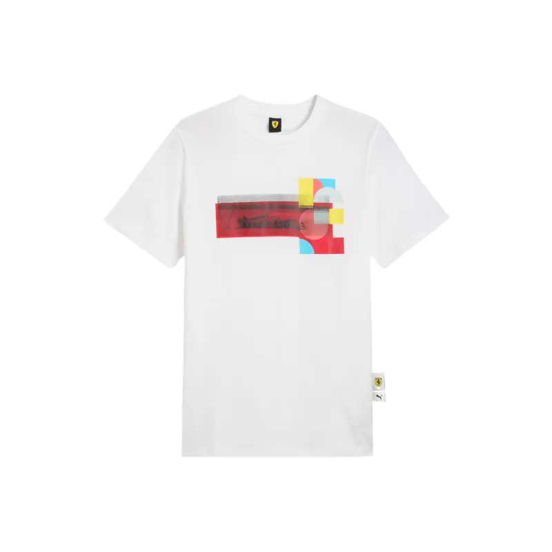 PUMA SCUDERIAFerrari T Shirt Men's White-0