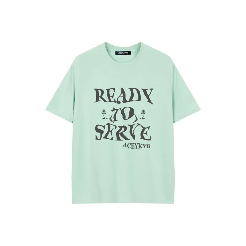 YK&YB T Shirts Unisex Mint Green-0