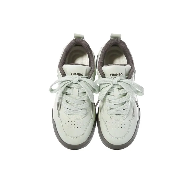 The New Age Family Low Top Skateboard Shoes Women's Green-2