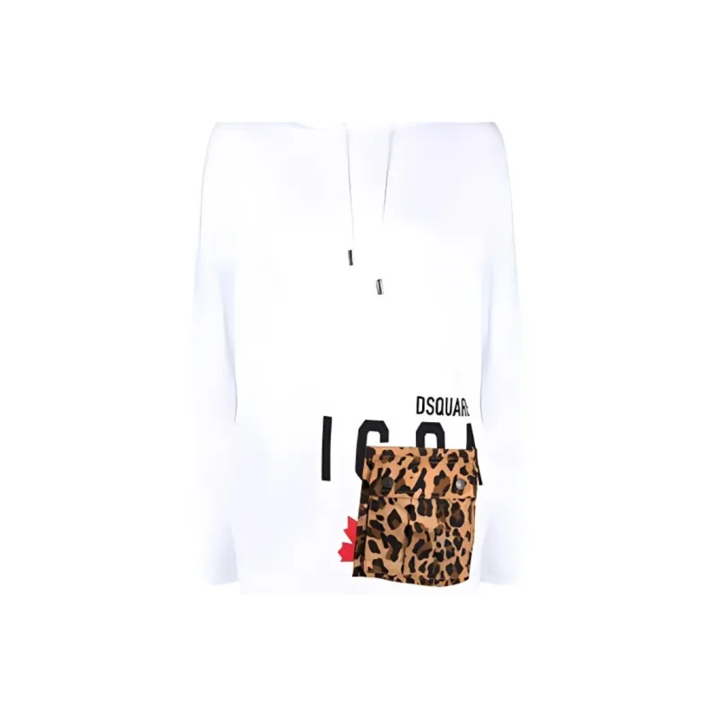 DSQUARED 2 Long Sleeved Dresses Women's White-4