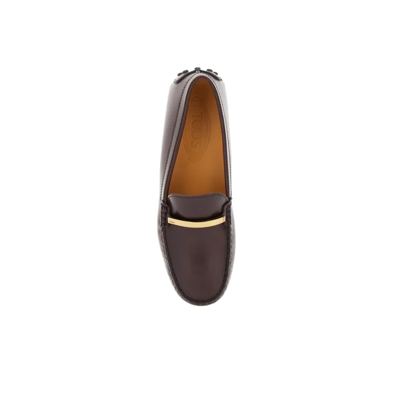 TOD'S Gommino Loafers Women's Brown-3
