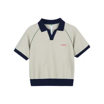 ACMEITEM Polo Shirts Women's Greige