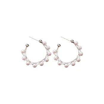 Drejew Faux Pearl Earrings Women's