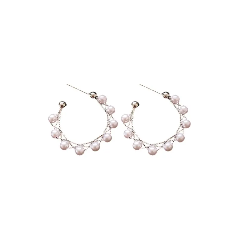 Drejew Faux Pearl Earrings Women's-0