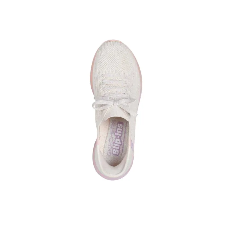 Skechers Ultra Flex 3.0 Shock Absorbers Low Top Casual Shoes Women's Natural-4