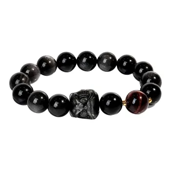 ALI THE FOX Obsidian Bracelets Unisex