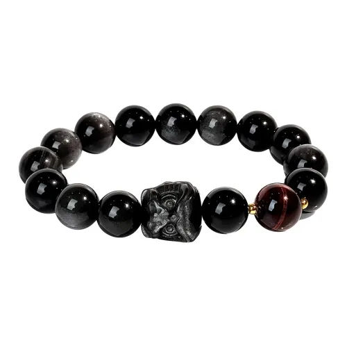 ALI THE FOX Obsidian Bracelets Unisex