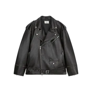 SLY Leather Jackets Women's Black 020