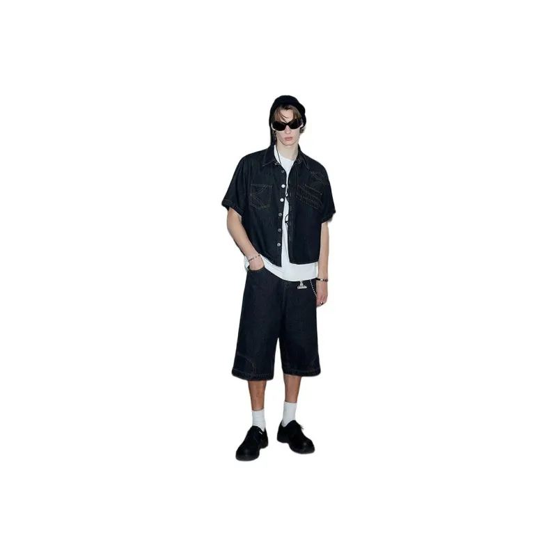 CORNILOT Denim Shorts Unisex-0