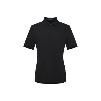 SAINT ANGELO Polo Shirts Unisex Obsidian Black