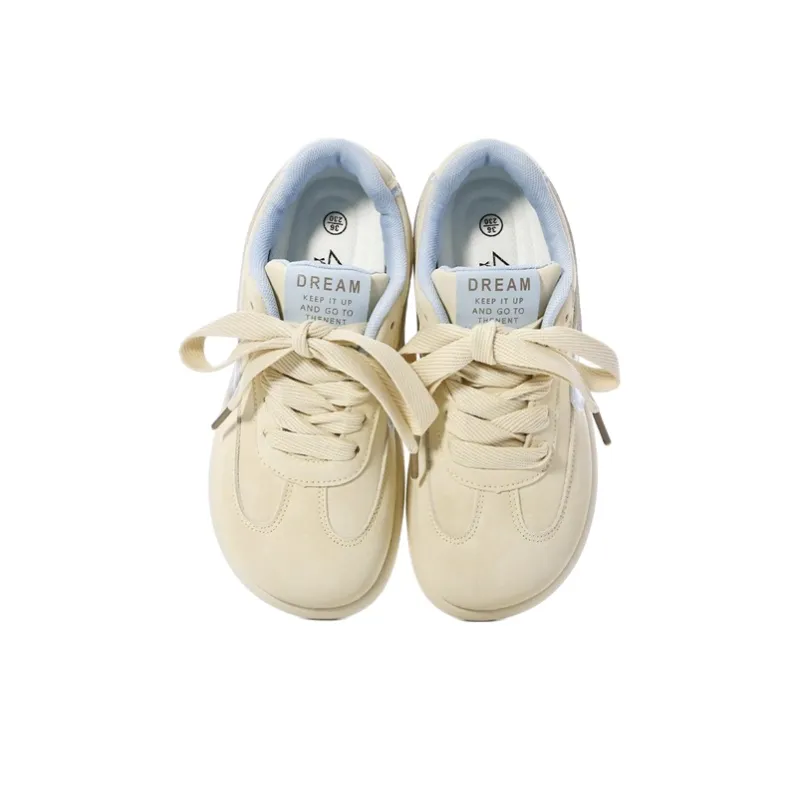 Ordifen Low Top Skateboard Shoes Women's Yellow Blue-2