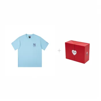 New Era T Shirt Unisex Light Blue