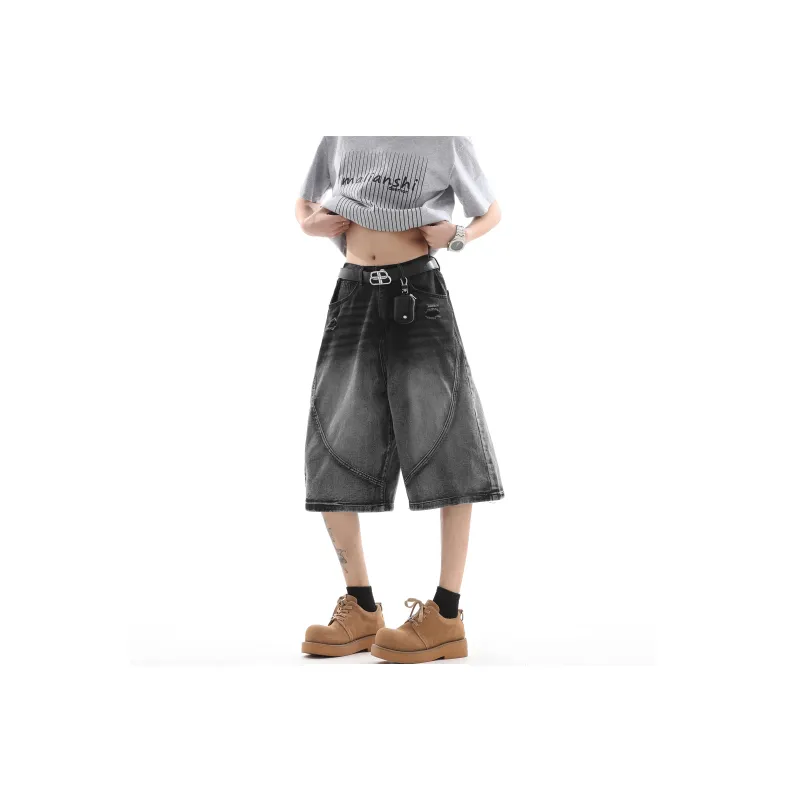 Double Dealer Denim Shorts Unisex-0