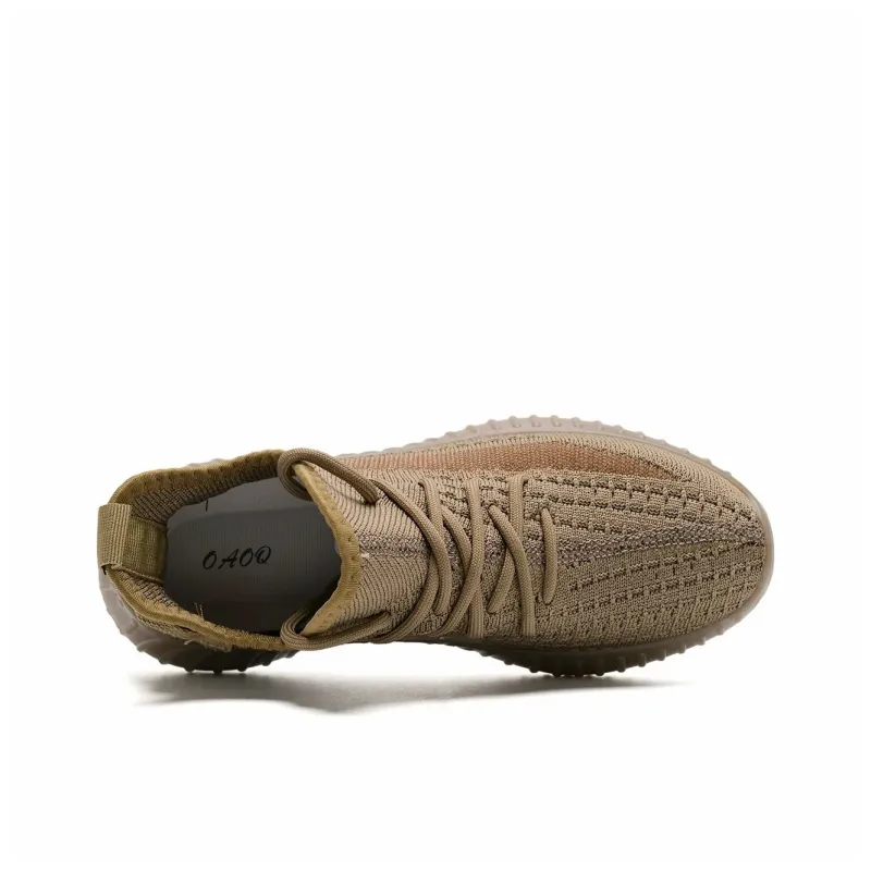OAOQ Cushioning Height Increasing Abrasion Resistant Lightweight Slip Resistant Low Top Casual Shoes Unisex-47