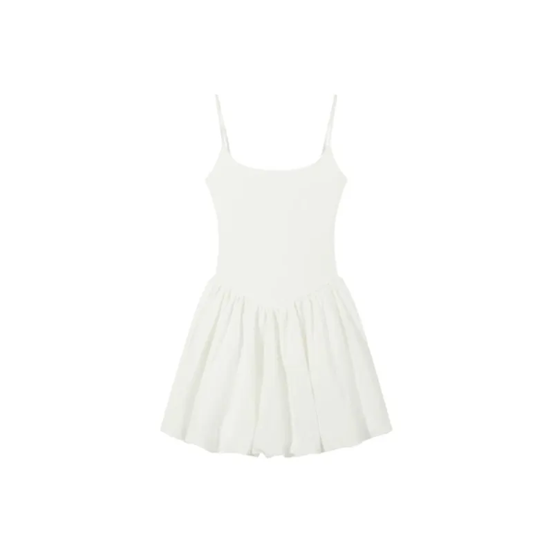 MISS VIGOR Slip Dresses Women's White-0