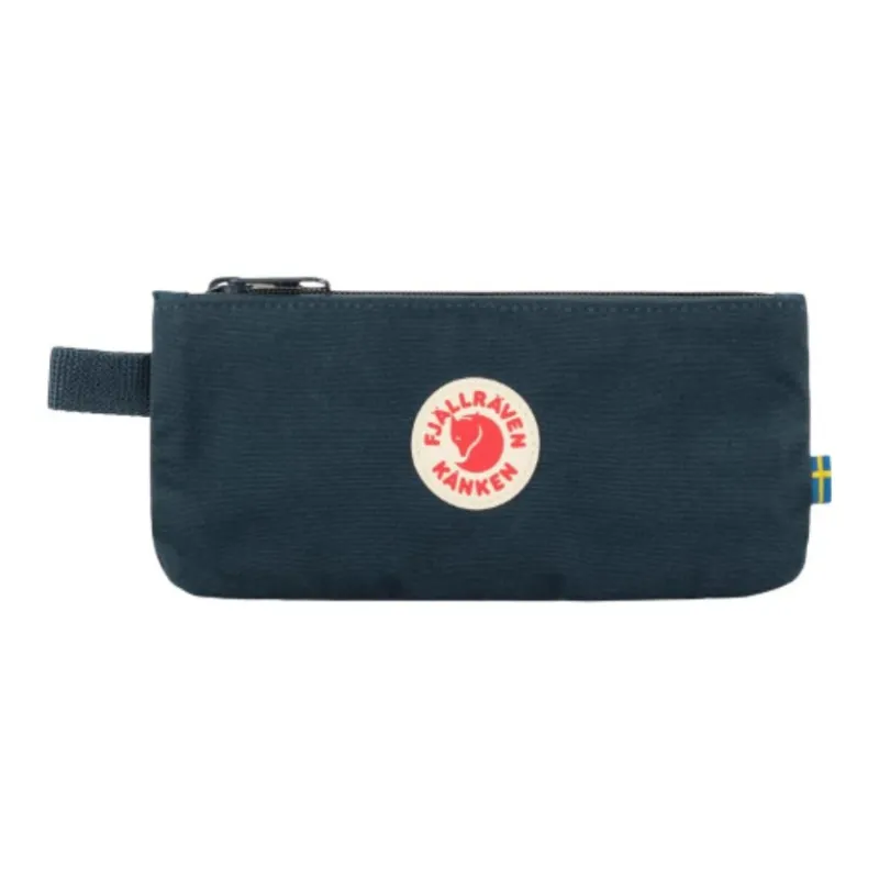 Fjallraven Kanken Polyester Pen Pouch Travel Storage Bag Unisex Marine Blue-0