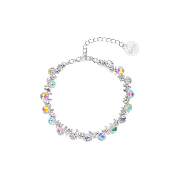 Barbie S925 Silver Bracelets Women's Colorful Gift Box