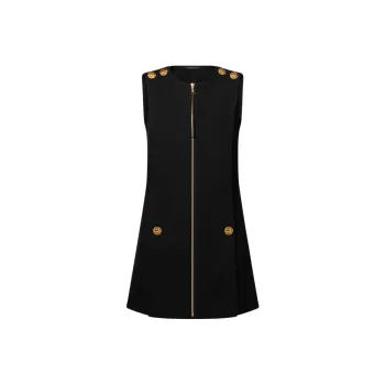LOUIS VUITTON SS25 Sleeveless Dress Women's Black