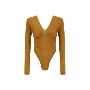 Oude Waag Bodysuits Women's Ginger Yellow