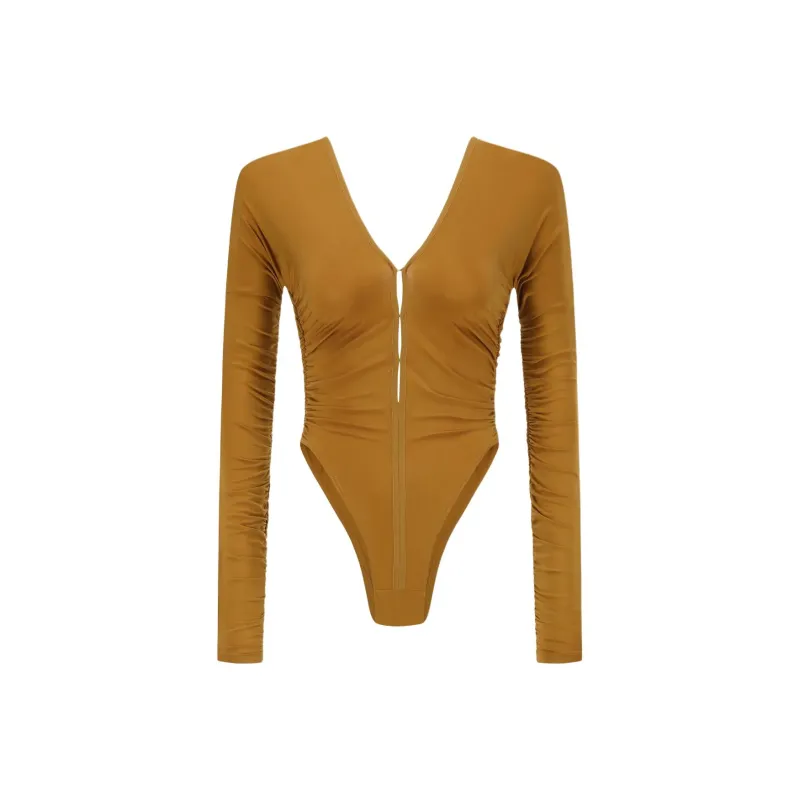 Oude Waag Bodysuits Women's Ginger Yellow-0