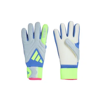 Adidas Polyester Polyurethane Latex Sports Gloves Unisex Blue