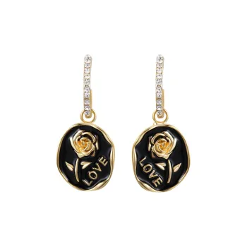 Zoo Jewel Alloy Earrings Women's
