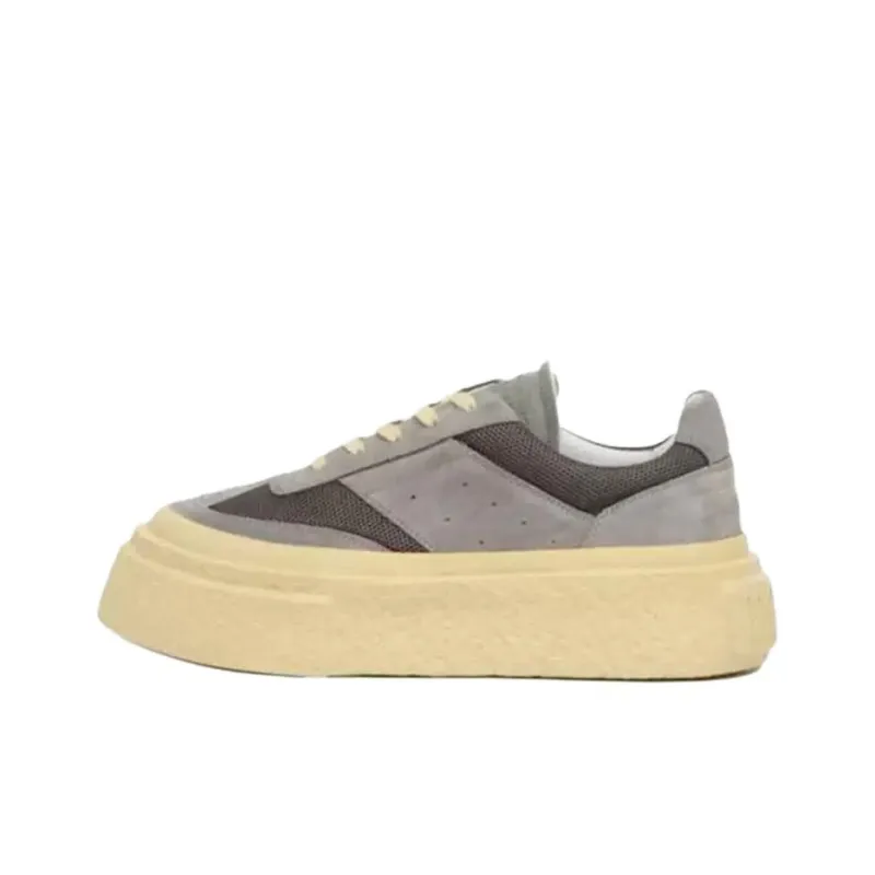 MM6 Maison Margiela Low Top Skateboard Shoes Women's Gray-0