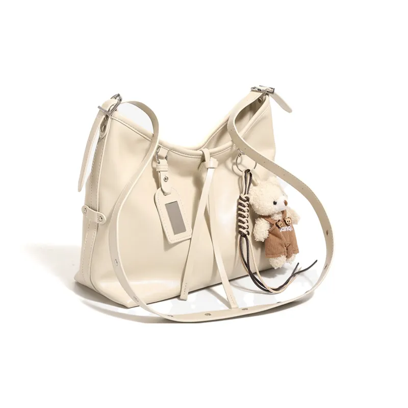 BOBDOG PU Shoulder Bag Tubas Women's Khaki/Black-2