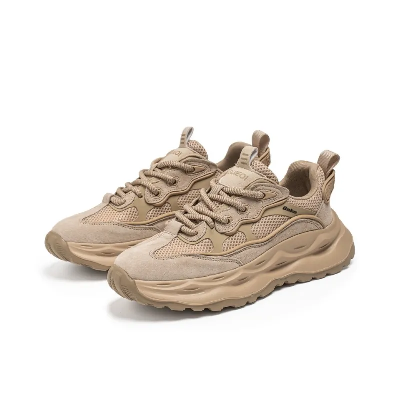 BAKE Slip Resistant, Abrasion Resistant, Breathable Low Top Chunky Sneakers Men's-6