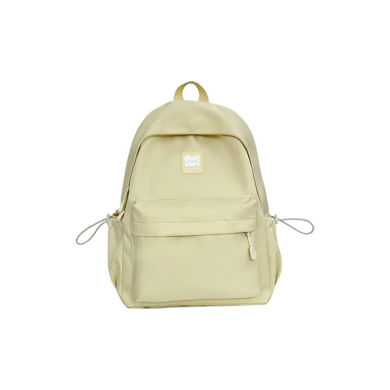 DALO Nylon Backpack Women's White/Pink/Yellow/Green/Black-10