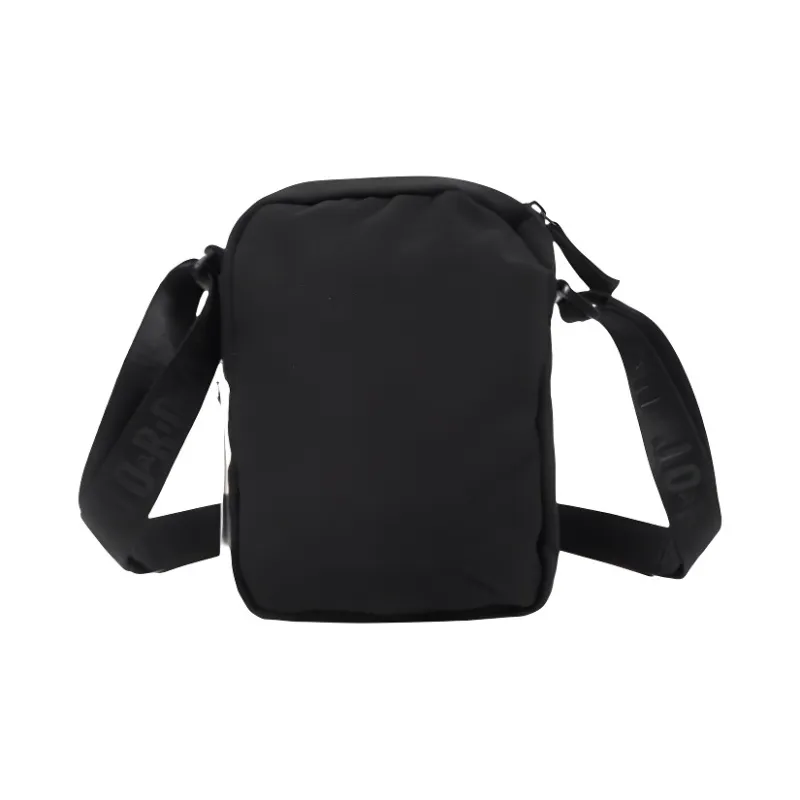 Jordan Fabric Shoulder Bag, Crossbody Bag Unisex Black & Gold-4