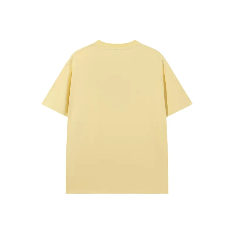 YK&YB T Shirts Unisex Light Yellow-1
