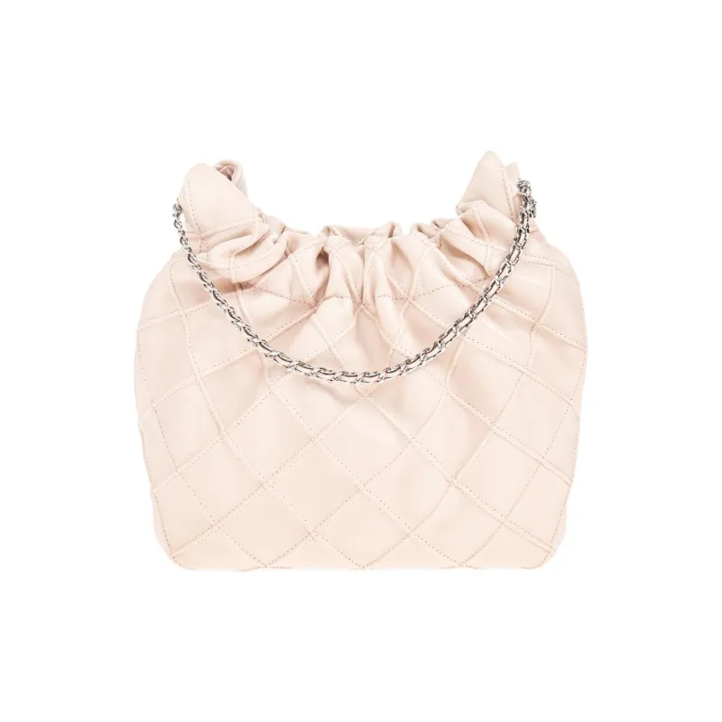 TORY BURCH Fleming Nappa Leather Crescent Bag, Shoulder Bag, Crossbody Bag, Handbag Mini Women's Pink-0