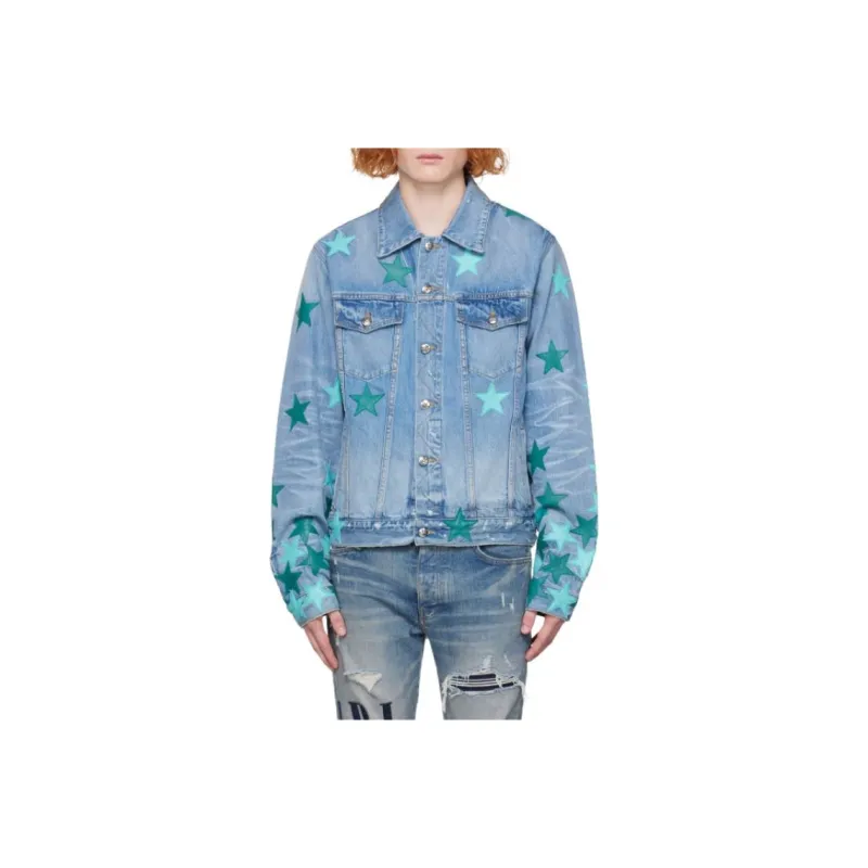 AMIRI Jackets & Coats Men's Blue-0