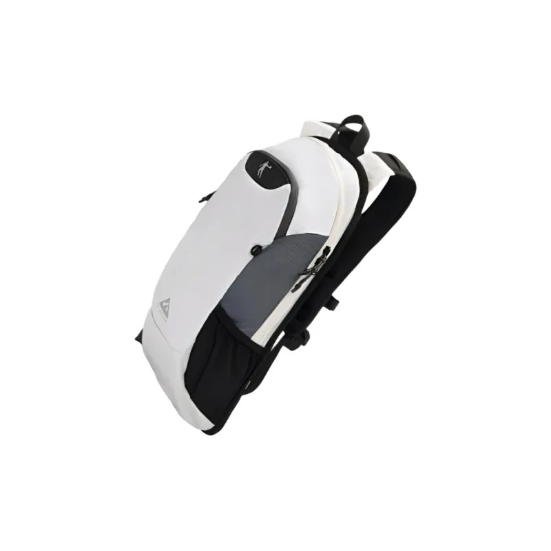 QIAODAN Lightweight Backpack Regular Unisex Smoke White-2